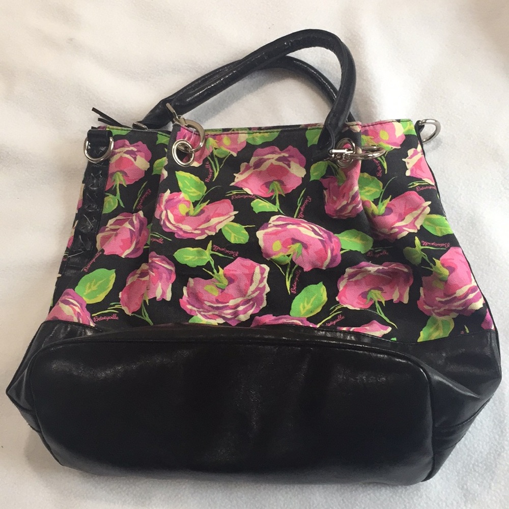 Large Floral Betsey Johnson Purse 🌸